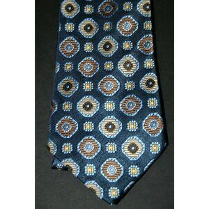 Stefano Conti neck tie silk blue 62" long